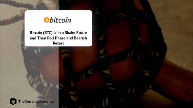 Bitcoin (BTC) bevindt zich in een shake-rammelaar en rolt dan fase en bearish hertest