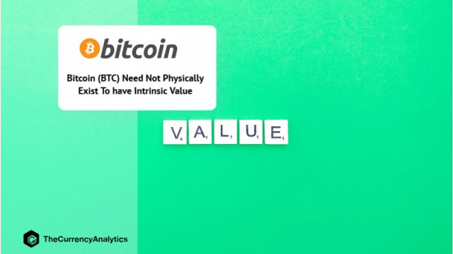 Bitcoin (BTC) hoeft niet fysiek te bestaan ​​om intrinsieke waarde te hebben