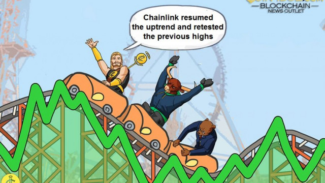 Chainlink zit in een opwaartse trend omdat kopers van plan zijn de $ 27 high terug te vorderen