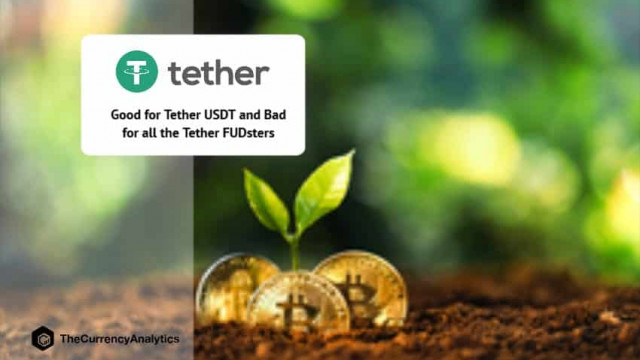 Goed voor Tether USDT en slecht voor alle Tether FUDsters