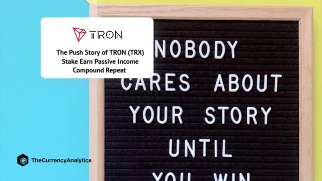 Het push-verhaal van TRON (TRX)-stake Verdien passief inkomen Compound Repeat