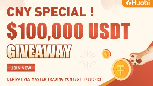 Huobi Futures lanceert 100.000 USDT-wedstrijd om het aanbod van derivaten uit te breiden