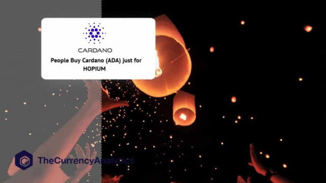 Mensen kopen Cardano (ADA) alleen voor HOPIUM