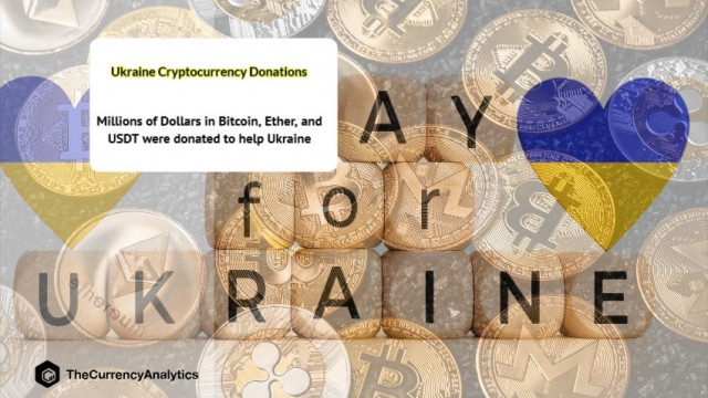 Miljoenen dollars in Bitcoin, Ether en USDT werden gedoneerd om Oekraïne te helpen