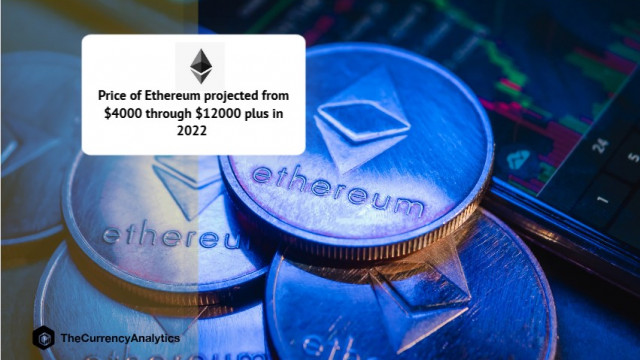 Prijs van Ethereum (ETH) geprojecteerd van $ 4000 tot $ 12000 plus in 2022