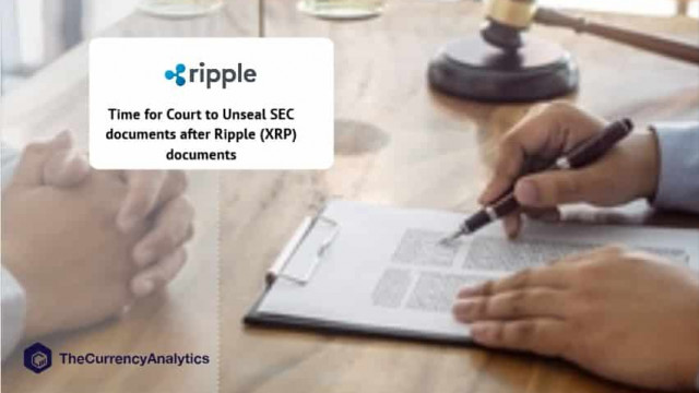 Tijd voor de rechtbank om SEC-documenten te ontsluiten na Ripple (XRP)-documenten