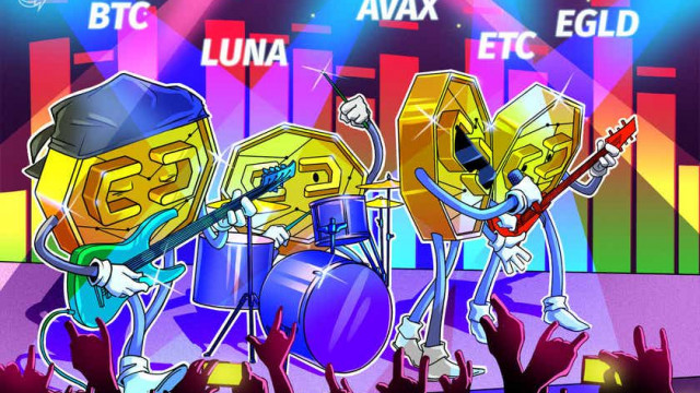 Top 5 cryptocurrencies om deze week te bekijken: BTC, LUNA, AVAX, ETC, EGLD