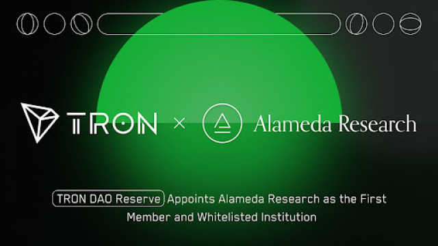 TRON DAO Reserve benoemt Alameda Research als eerste lid en instelling op de witte lijst