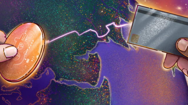 Vetgedrukte creditcard: uitgeven tegen Bitcoin-onderpand