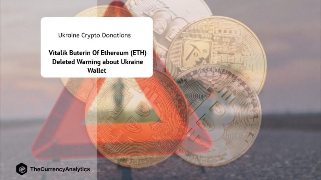 Vitalik Buterin Of Ethereum (ETH) Waarschuwing over Oekraïne-portemonnee verwijderd
