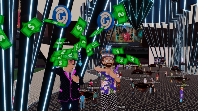 Wie gebruikt de Metaverse? Pokerspelers in Decentraland